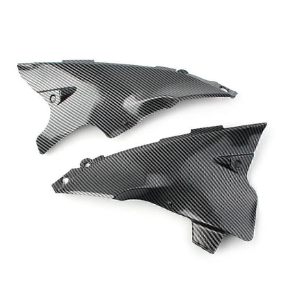 Carbon Fiber Look Front Dash Air Tube Trim Cover Fit YAMAHA YZF-R1 YZF R1 04-06