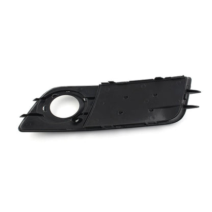 Left Front Bumper Fog Light Grille Cover W/Chrome Ring For Audi A4 B8 S4 2008-12