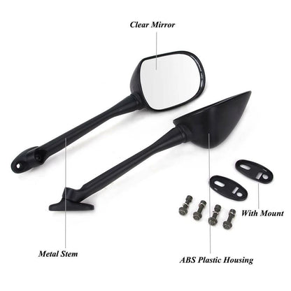 Rear View Mirrors For HONDA CBR 600RR 2003-2019 CBR1000RR 2004-2007 BR250R 10-13
