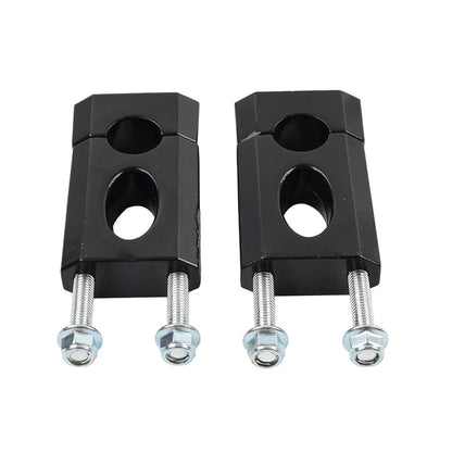 22mm 7/8" Motor HandleBar Mount Clamp Risers For 50-125cc Dirt Pit Bike Black