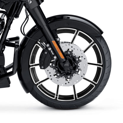 21''X 3.5'' Front Wheel Rim Dual Disc Hub For Harley Touring Road Glide 97-21