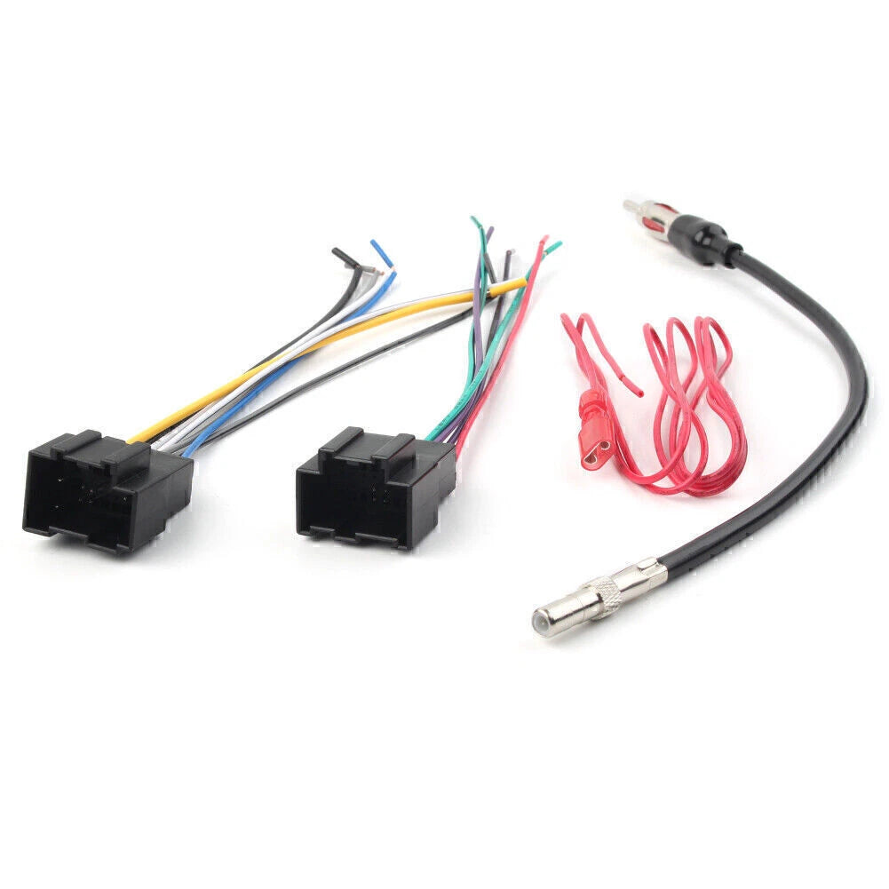 Stereo Radio Wire Harness+Antenna Combo For 2007-13 GMC SIERRA YUKON 1500 Car US