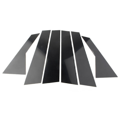 Door Trim Pillar Posts Cover Glossy Black FIT FOR VW Jetta 2019-2021 (6 Pcs/Set)