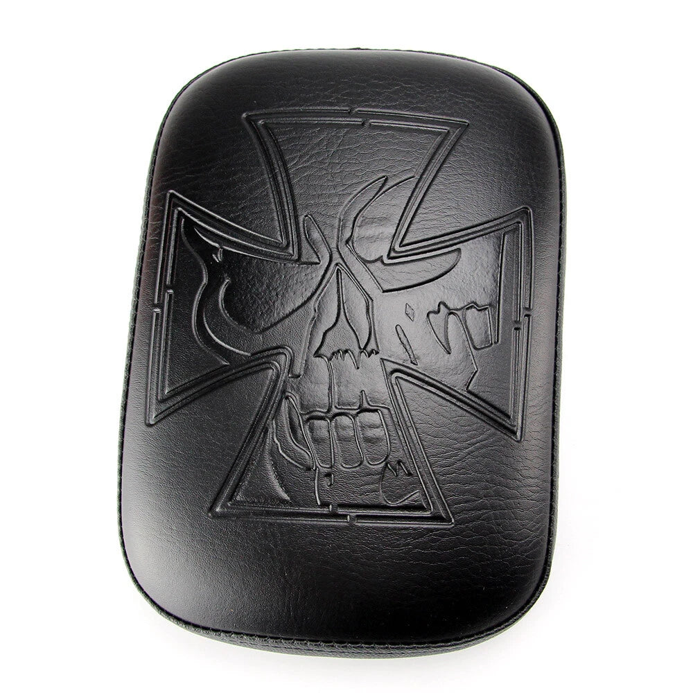 Skull Rear Pillion Back Seat 8 Suction Cups For Harley Chopper Sportster Softail