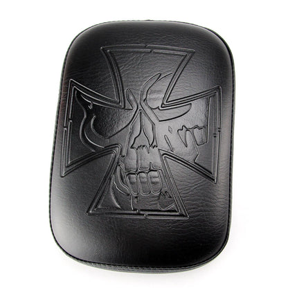 Skull Rear Pillion Back Seat 8 Suction Cups For Harley Chopper Sportster Softail