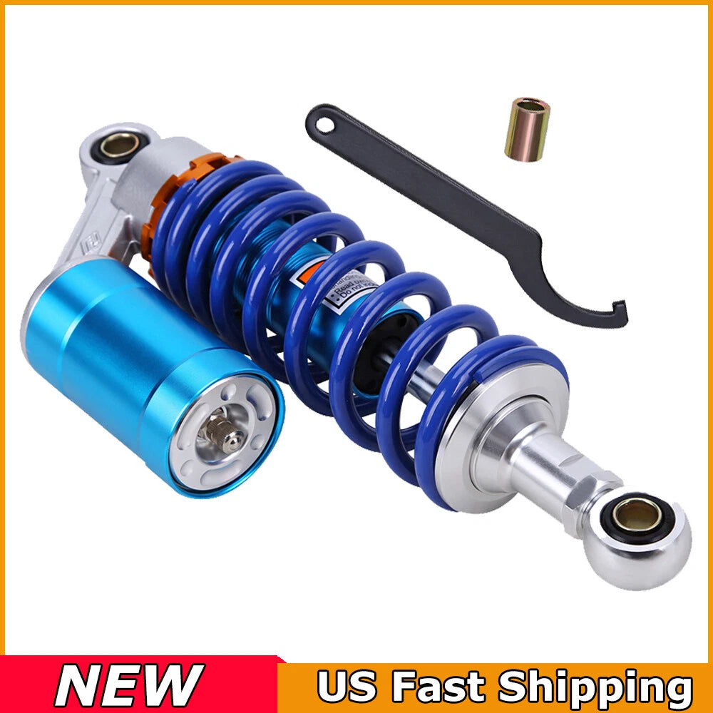 11" 280mm Rear Air Shock Absorber eye to eye Mini Bike Moped Silver and Blue
