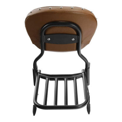 Backrest Pad Sissy Bar Luggage Rack For Indian Chieftain 14-25 Challenger 21-25