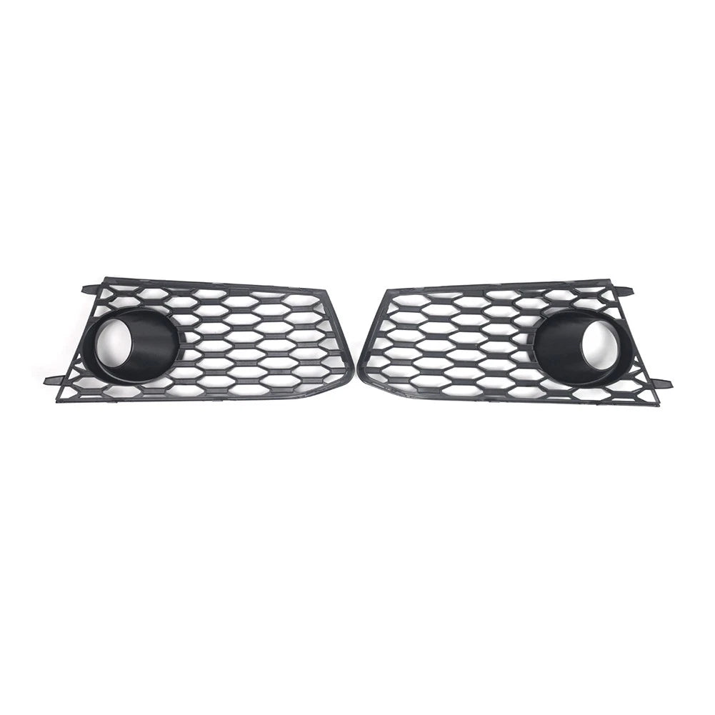 Front Bumper Fog Light Frame Grille Cover For Audi RS7 2014-2018
