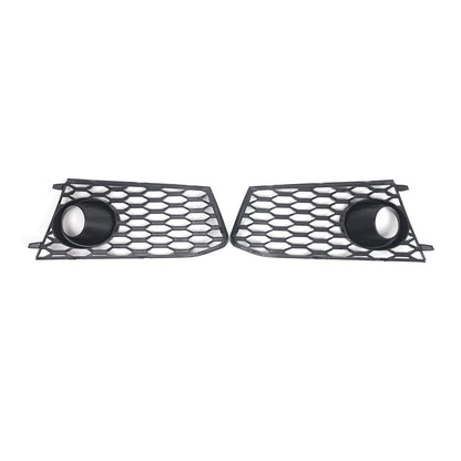Front Bumper Fog Light Frame Grille Cover For Audi RS7 2014-2018