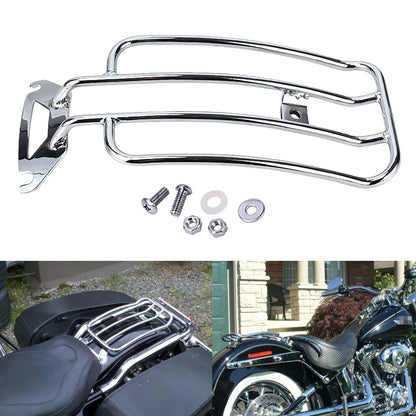 Fender Solo Seat Luggage Rack For Harley Touring Electra Road Glide 1998-2008 US