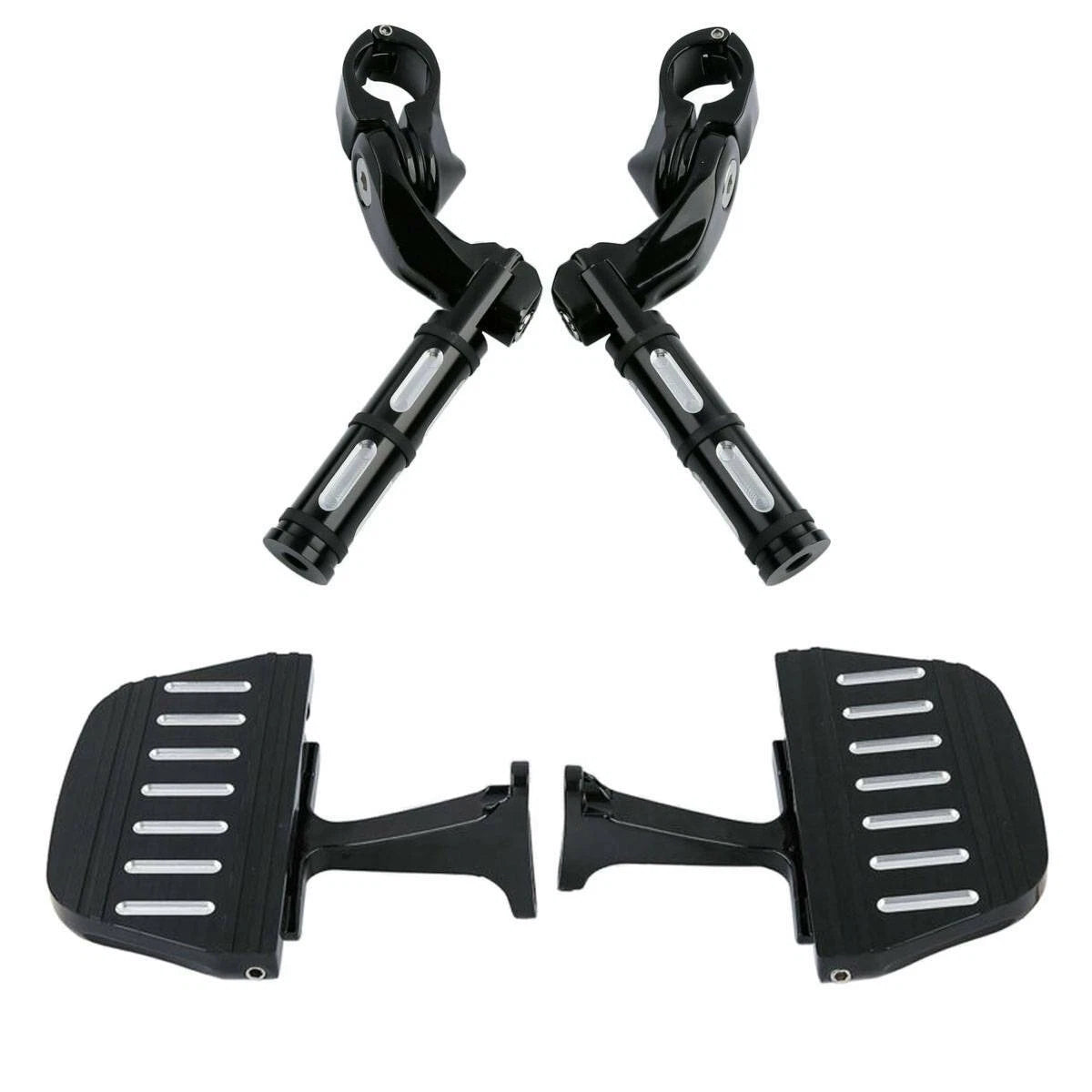Rear Passenger Floorboard & Highway Foot Pegs Fit For Harley Electra Glide 93-Up