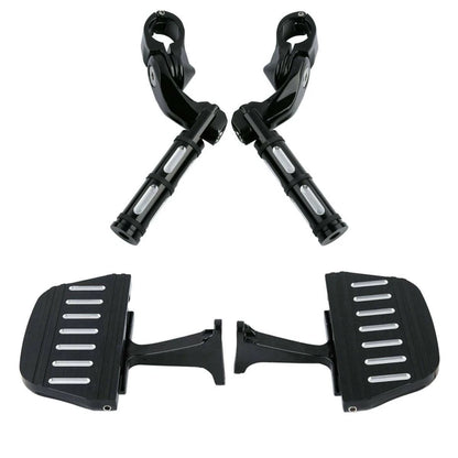 Rear Passenger Floorboard & Highway Foot Pegs Fit For Harley Electra Glide 93-Up