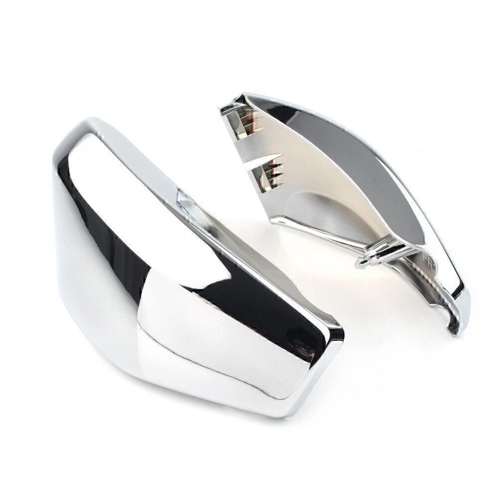 2pcs Chrome Motorcycle Battery Side Covers for Honda VTX1300 R/S/C/T 2003-2009