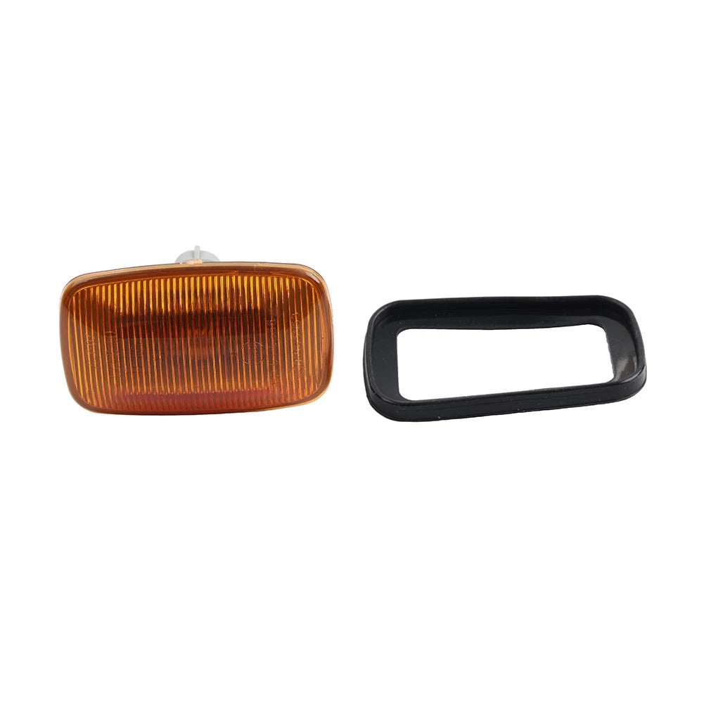 Amber Lens Side Fender Marker Light For Toyota Land Cruiser 70 80 90 100 01-07