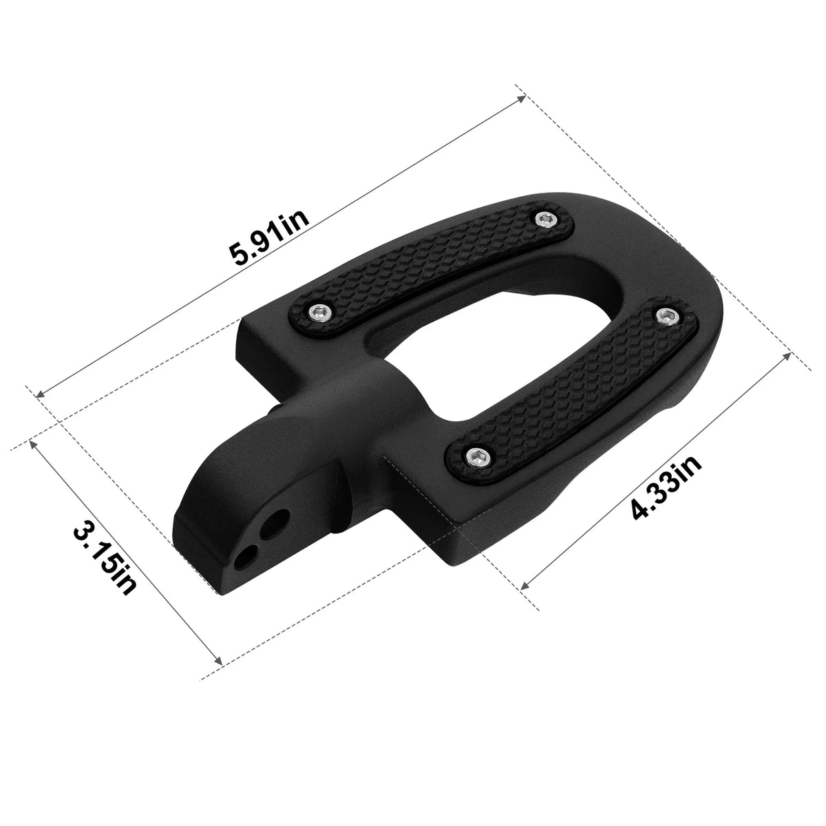 Matt Black Driver Passenger Footpegs W/ Bracket Fit For Harley Softail 18-24 23