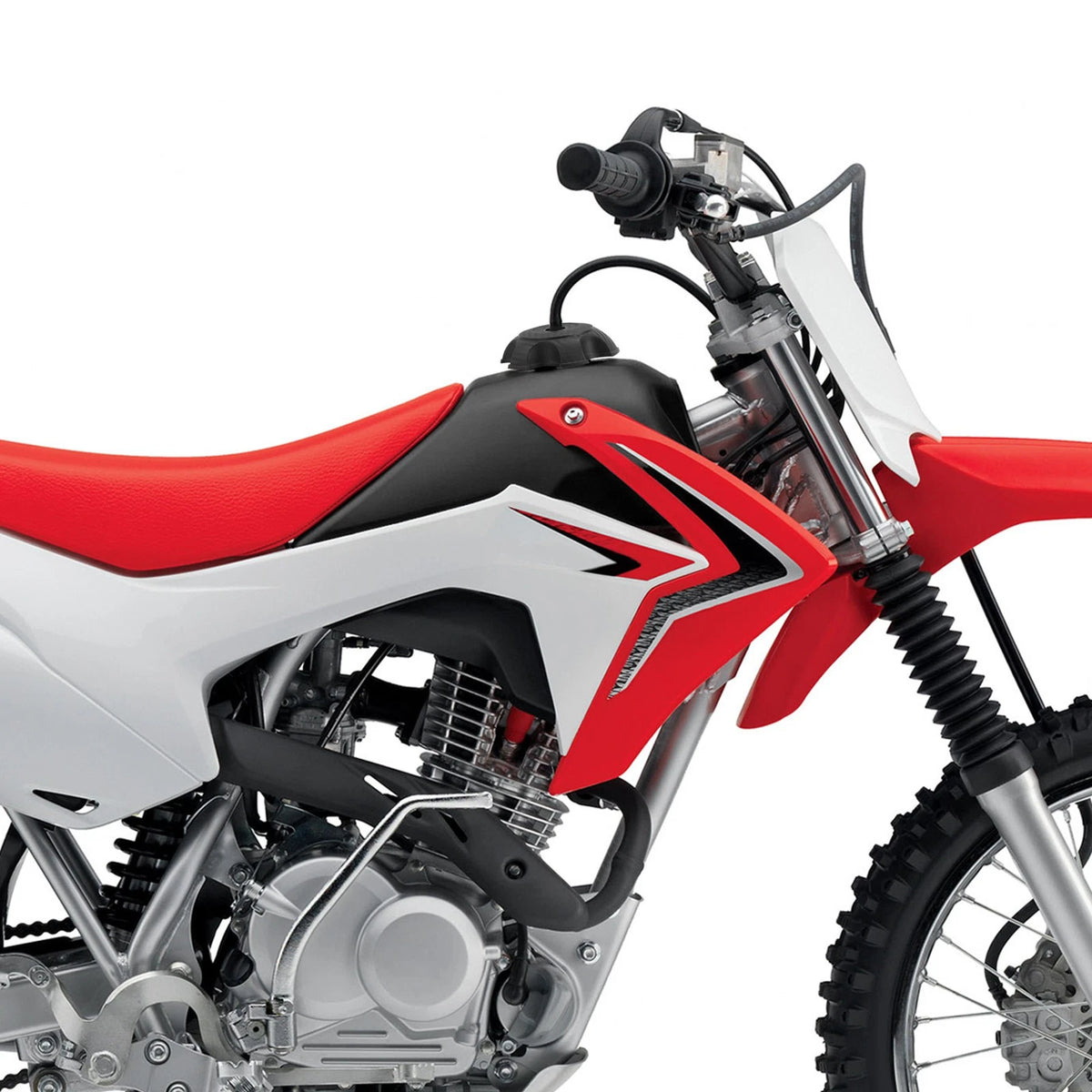 Black Fuel Gas Tank With Petcock & Cap Fit For Honda CRF230F 2015-2019 2016 2017