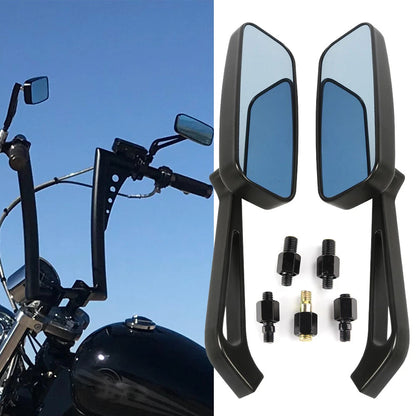Motorcycle Rearview Side Mirrors For Harley Touring Road Electra Street Glide US