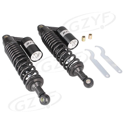 320mm Rear Gas Shock Absorber Damper Suspension For Motorcyce Black Pair US
