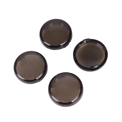 4X Turn Signal Light Smoke Lens Cover for Harley Touring Sportster Softail Dyna