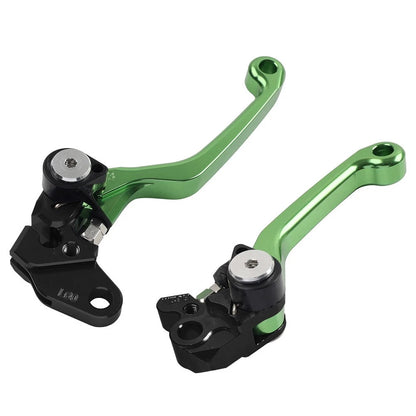 Pair Pivot Brake Clutch Levers For Kawasaki KLX 300SM KLX 250/S/SF KLX150L Green