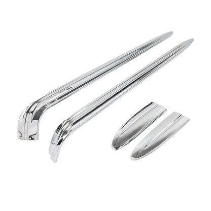 Chrome ABS Hard Saddlebag Lid Accent Fit Harley Street Glide FLHX Road King FLHR