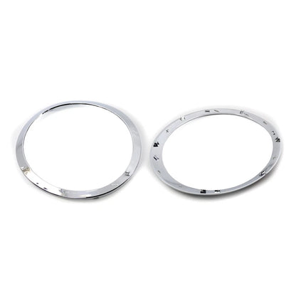 Pair Headlamp Headlight Trim Ring Fit For BMW MINI R55 R56 R57 R58 R59 Chrome