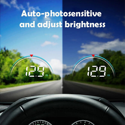 M8 Car HUD Head-up Display OBD2 II Overspeed Warning System Speed Voltage Alarm