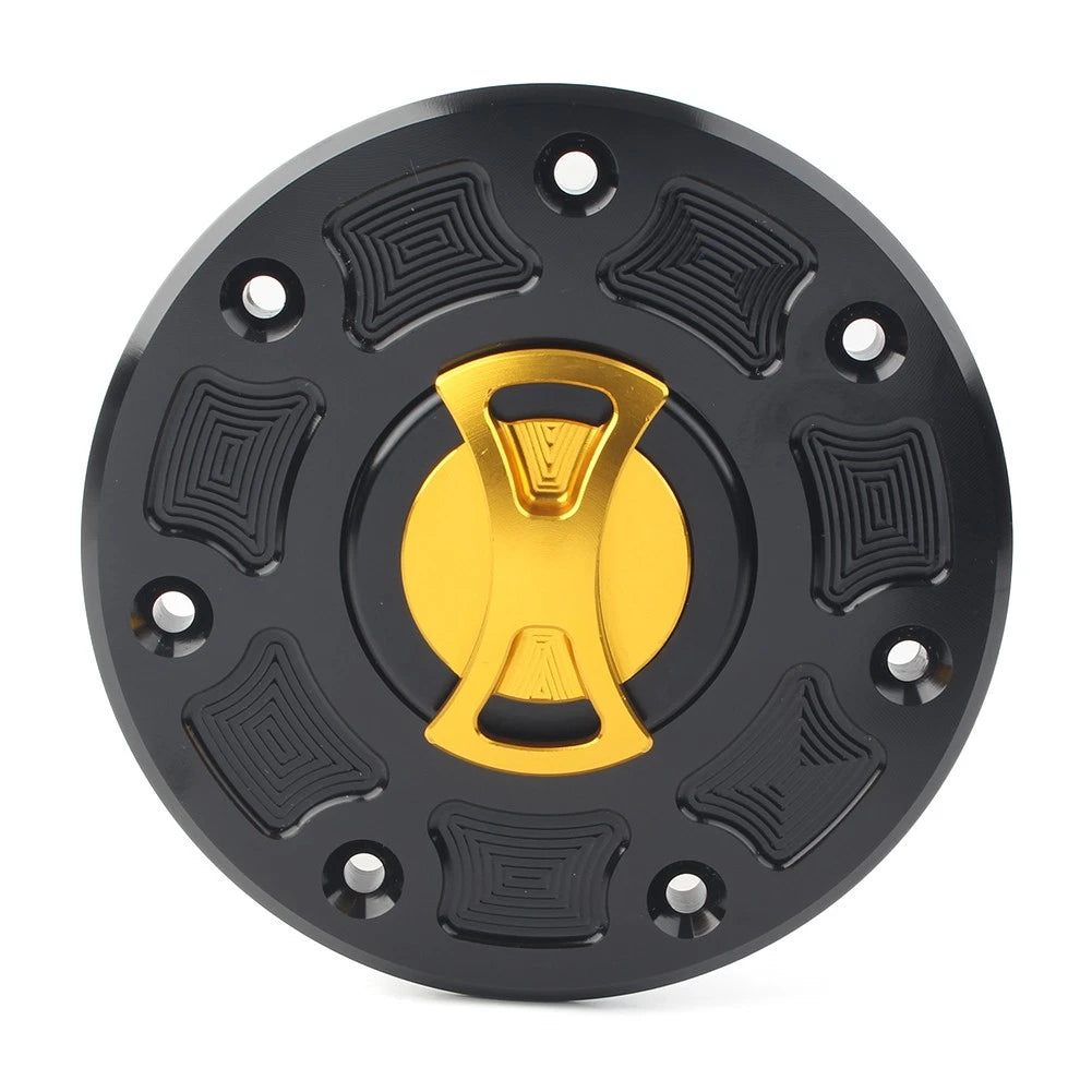 Fuel Gas Tank Cap Cover For Kawasaki NINJA 500 ZX-6 ZX-7 ZX-9 ZRX-1100 gold