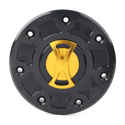 Fuel Gas Tank Cap Cover For Kawasaki NINJA 500 ZX-6 ZX-7 ZX-9 ZRX-1100 gold
