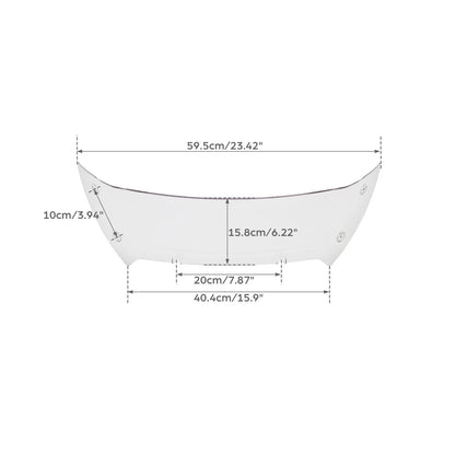 6" Clear Windshield Windscreen For Harley CVO Road Glide FLTRXSE 23-26 FLTRX 24+