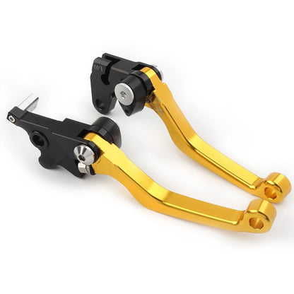 CNC Pivot Clutch Brake Levers For Suzuki DRZ400S DRZ400SM DRZ400E 2000-22 Gold