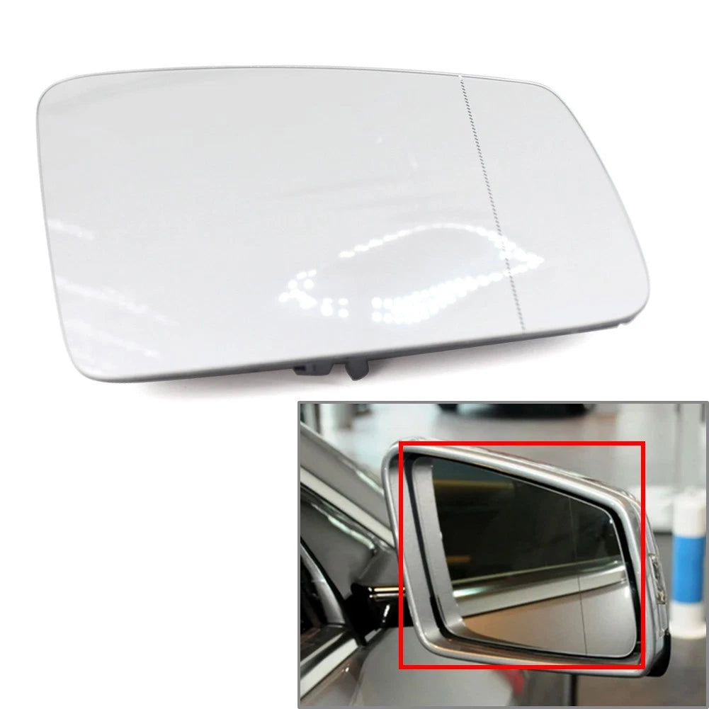US Right Rearview Mirror GlassFor Mercedes Benz C E S GLK CL CLS Class W204 W212