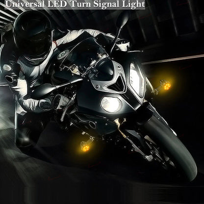 4X Motorcycle LED Bullet Brake Running Turn Signal Tail Light For Harley Honda