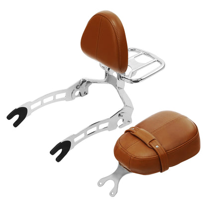 Passenger Seat Backrest Sissy Bar W/ Rack For Indian Scout 15-24 Sixty ABS 19-20