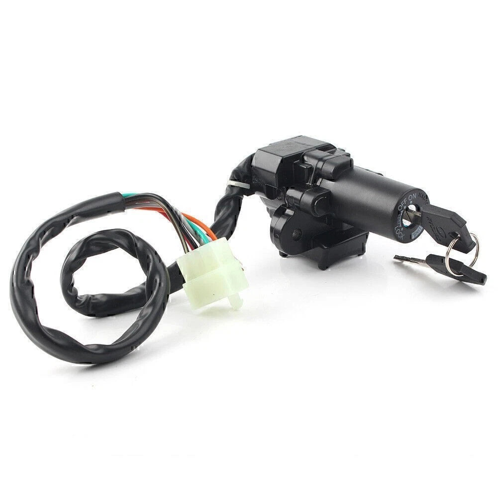 Ignition Switch Gas Cap Cover Lock w/Key Set For Kawasaki ZX7R ZX9R ZXR750 ZX900