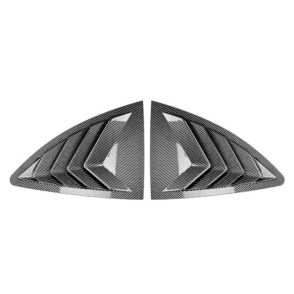 Carbon Look Rear Window Louvers Scoop Covers For Toyota GT86 For Subaru BRZ