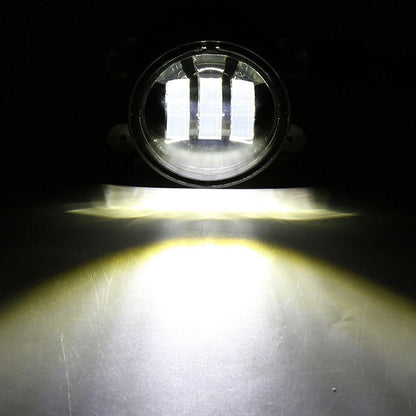 4" 30W LED Round Fog Light Driving White Lamp fit Jeep Wrangler Dodge Charger