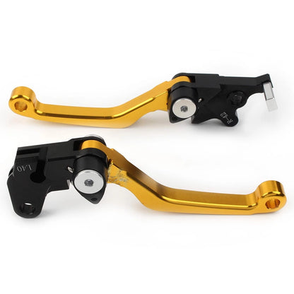 CNC Pivot Clutch Brake Levers For Suzuki DRZ400S DRZ400SM DRZ400E 2000-22 Gold
