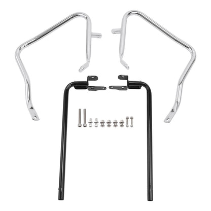 Saddlebag Bracket Guard Crash Bar For Harley Touring CVO Street Road Glide 23-Up