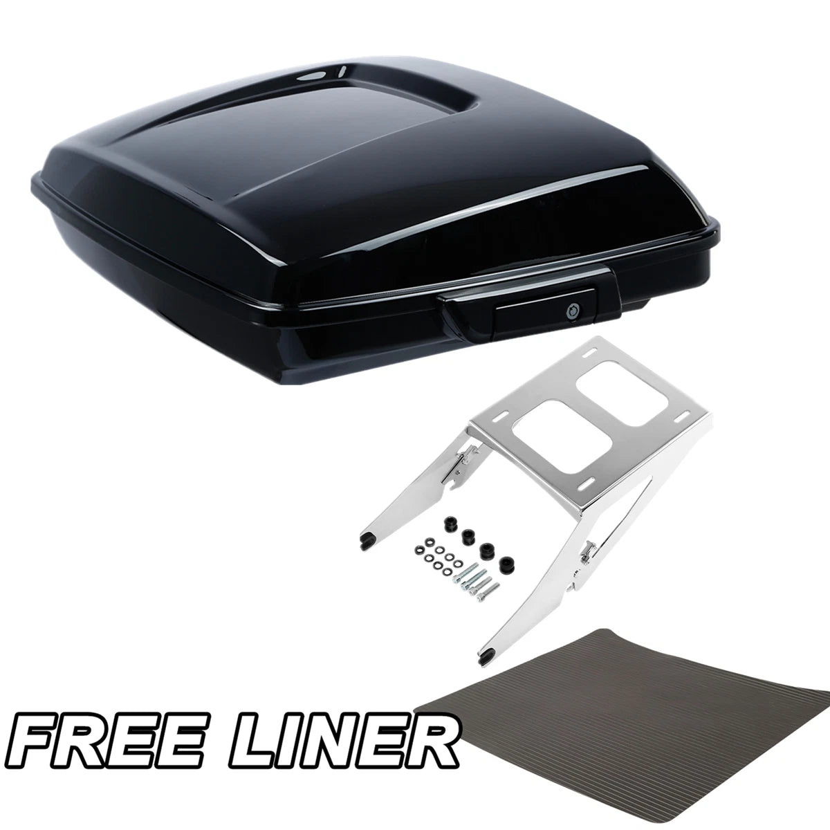 Black Razor Trunk Mount Rack Fit For Harley Sport Glide FLSB 18-25