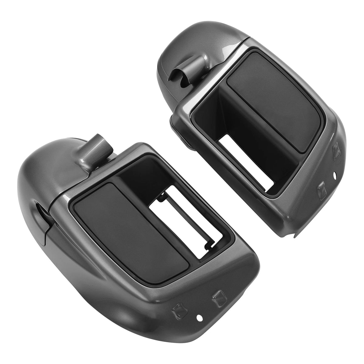 Lower Vented Fairings Fit For Harley CVO Street Road Glide 14-Up Charcoal Pearl