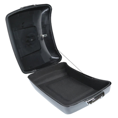 Chopped Trunk Backrest Pad Mount Rack For Harley Sport Glide FLSB 2018-Up Black