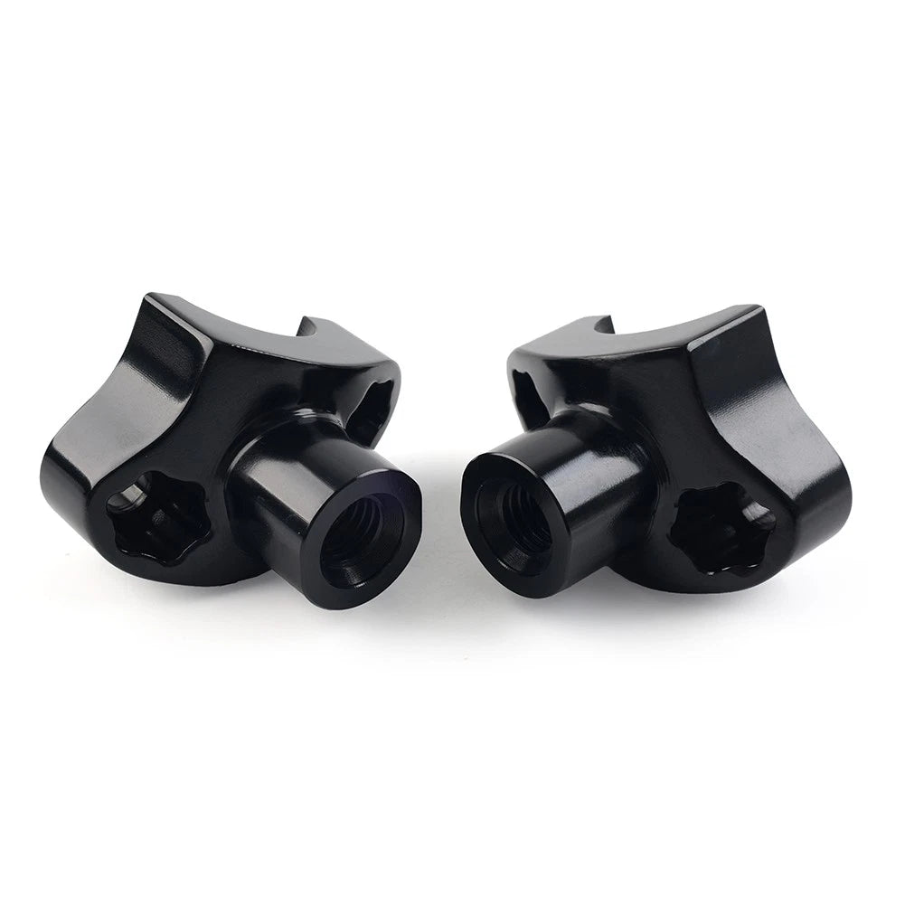 1.7 Tall Handlebar Risers For Harley-Davidson Dyna For Harley Street bob Black