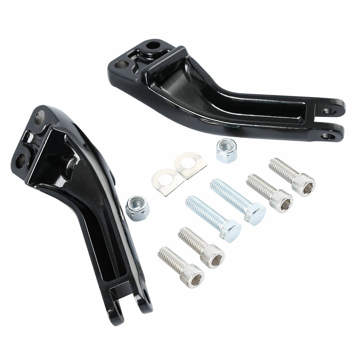 Rear Passenger Foot Peg Pedal Mount Bracket For Harley Dyna Low Rider Wide Glide