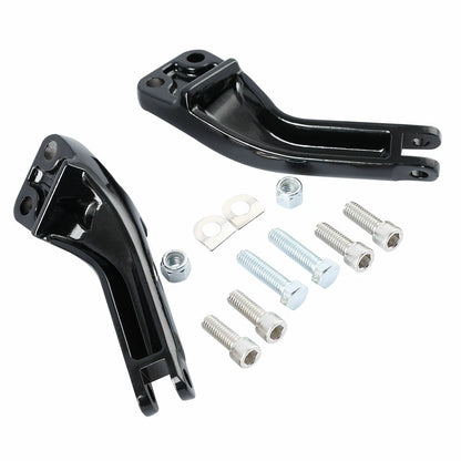 Rear Passenger Foot Peg Pedal Mount Bracket For Harley Dyna Low Rider Wide Glide