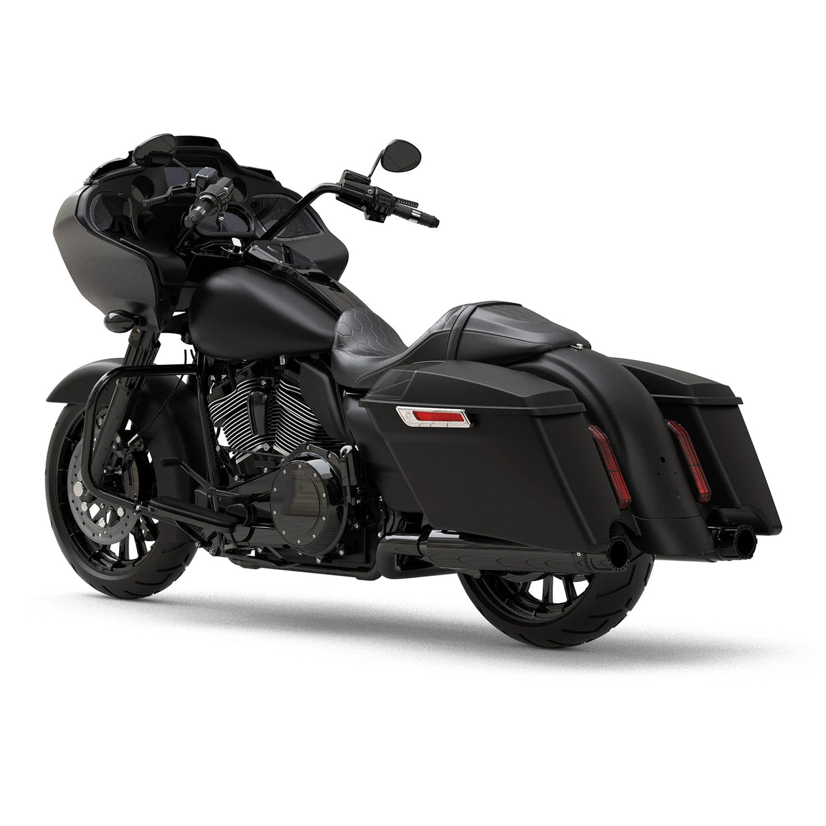 Fairings Body Work Kit Fit For Harley Touring CVO Road Glide 15-23 Black Denim