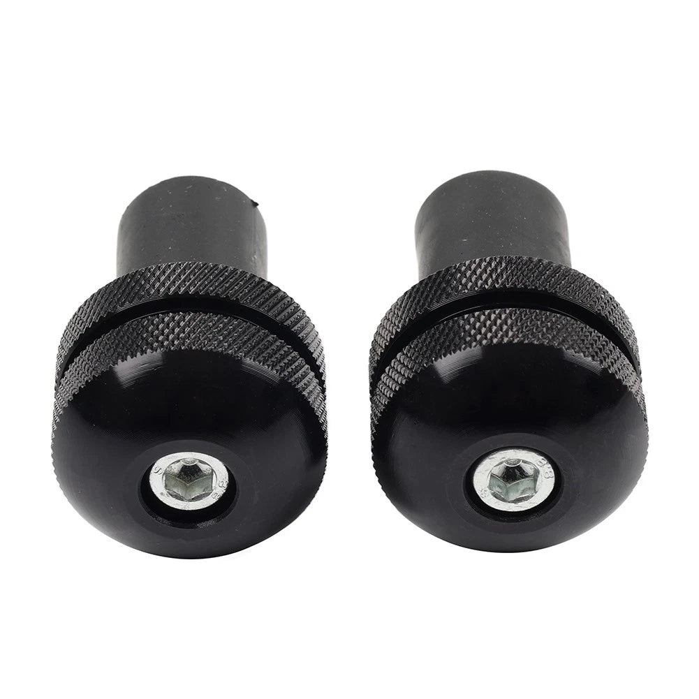 Universal 7/8 Motorcycle Handlebar Grips Bar End Cap Plug Slider