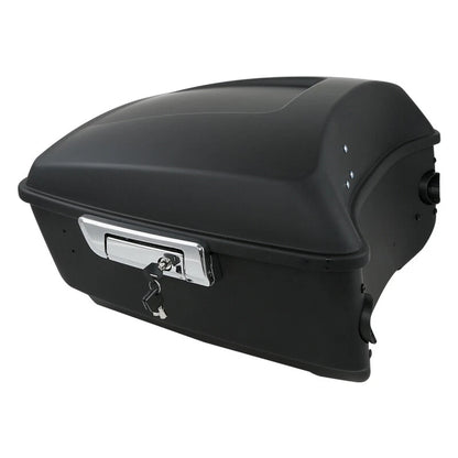 Matte Black King Trunk Pad Rack Speakers Fit For Harley Street Glide 14-25