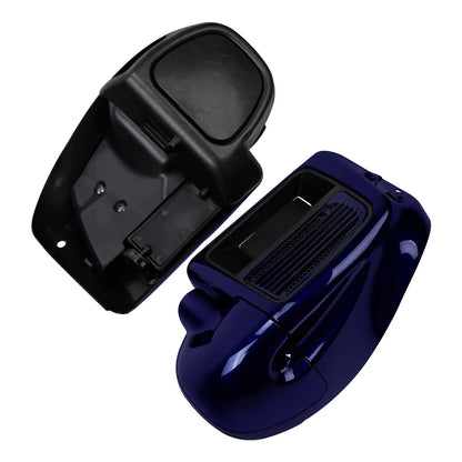 Lower Vented Fairing Fit For Harley Street Glide 14-25 Zephyr Blue/Black Sunglo