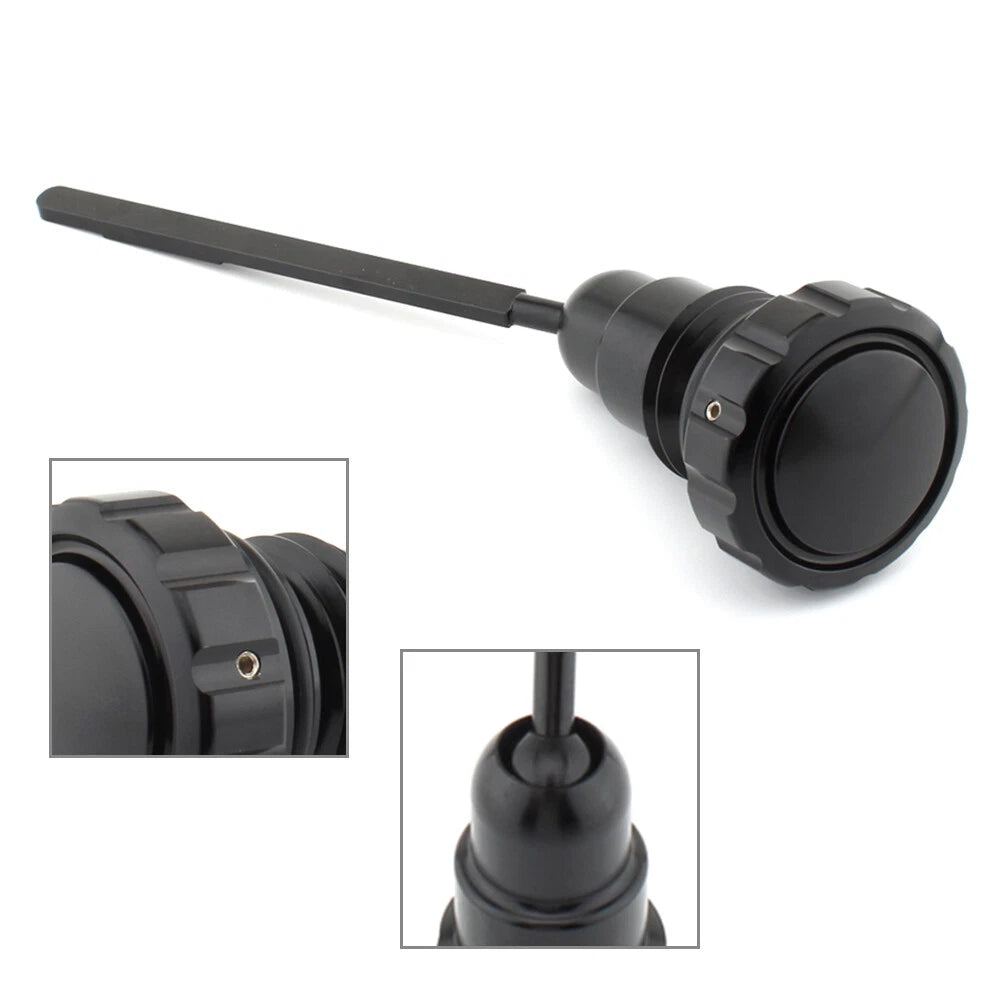 Oil Dipstick For Harley Touring FLHR FLHX FLH/T FLTR Aluminum Alloy Black
